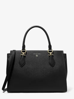 Mala de couro saffiano Marilyn grande | Michael Kors [PT]