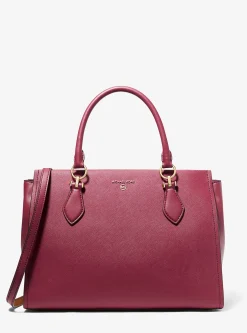 Mala de couro saffiano Marilyn grande | Michael Kors [PT]