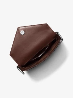 Mala de ombro com borlas em pele Manhatta | Michael Kors [PT]