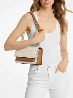 Mala de ombro com logótipo exclusivo Claire grande | Michael Kors [PT]