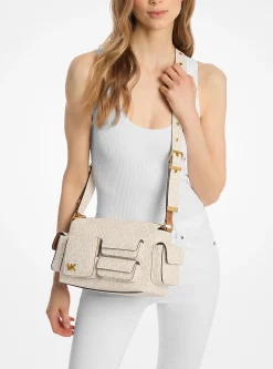 Mala de ombro com logótipo exclusivo Dakota média | Michael Kors [PT]