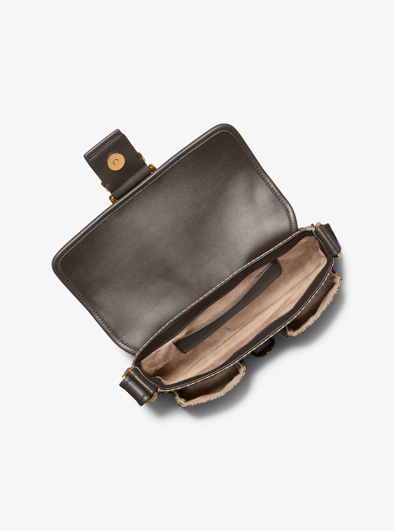 Mala de ombro com logótipo MK2000 em jacquard Colby média | Michael Kors [PT]