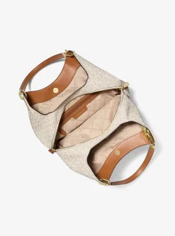 Mala de ombro com logótipo Lillie grande | Michael Kors [PT]