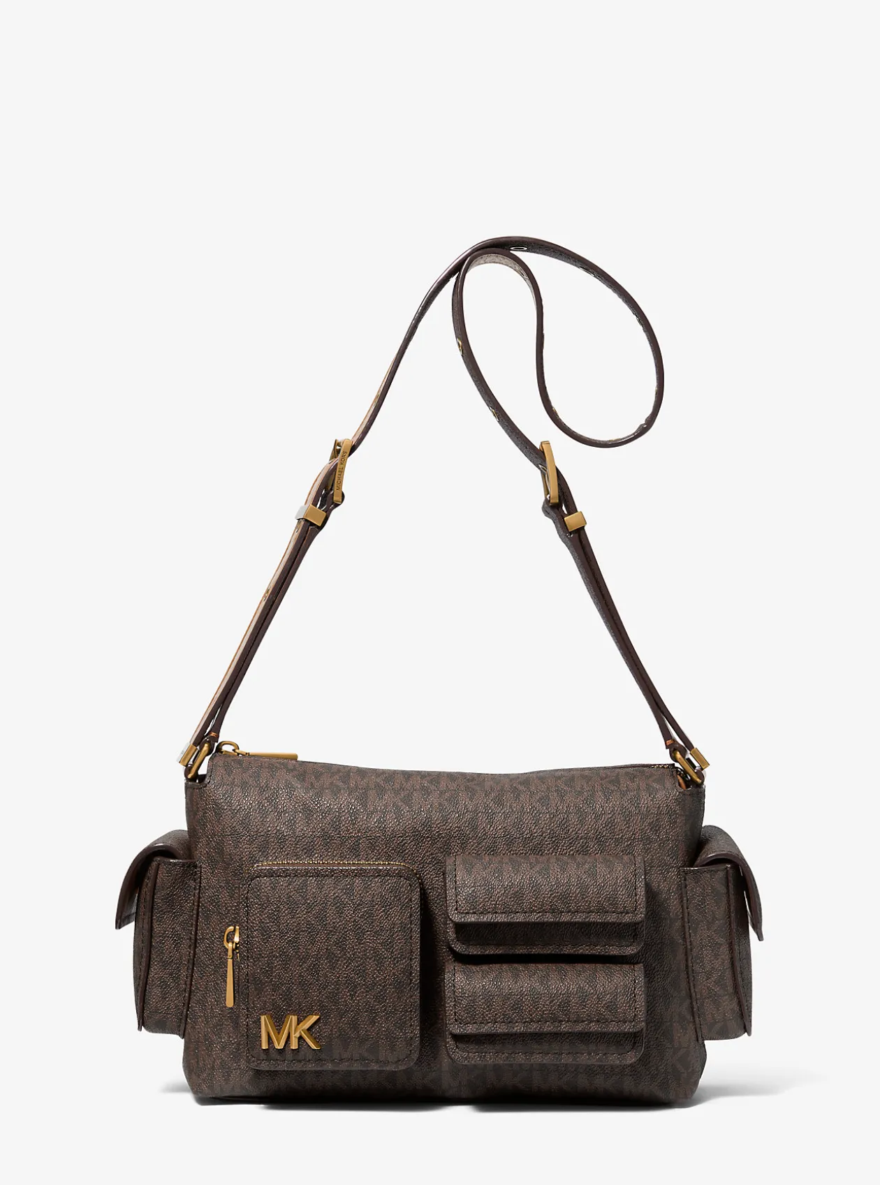 Mala de ombro com logótipo exclusivo Dakota média | Michael Kors [PT]