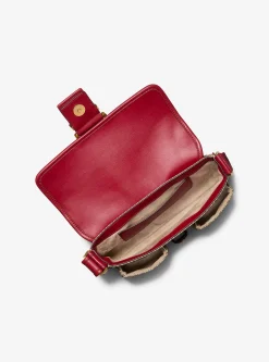 Mala de ombro com logótipo MK2000 em jacquard Colby média | Michael Kors [PT]