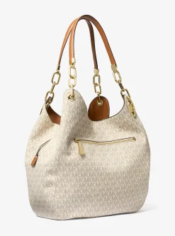 Mala de ombro com logótipo Lillie grande | Michael Kors [PT]