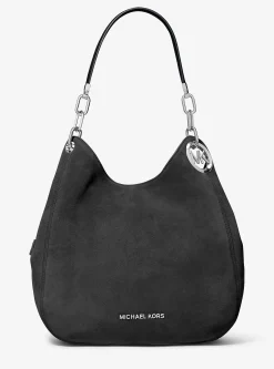 Mala de ombro em camurça Lillie grande | Michael Kors [PT]