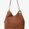 Mala de ombro em camurça Lillie grande | Michael Kors [PT]