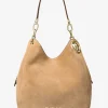 Mala de ombro em camurça Lillie grande | Michael Kors [PT]