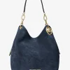 Mala de ombro em camurça Lillie grande | Michael Kors [PT]