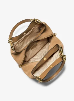 Mala de ombro em camurça Lillie grande | Michael Kors [PT]