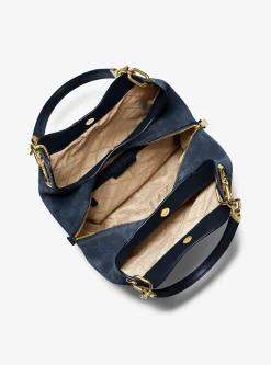 Mala de ombro em camurça Lillie grande | Michael Kors [PT]