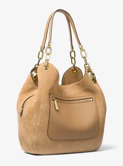 Mala de ombro em camurça Lillie grande | Michael Kors [PT]
