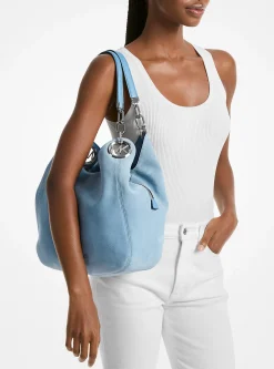 Mala de ombro em camurça Lillie grande | Michael Kors [PT]