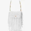 Mala de ombro em macramé tecida à mão Marissa média | Michael Kors [PT]