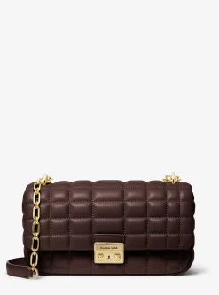 Mala de ombro em pele acolchoada Tribeca grande | Michael Kors [PT]