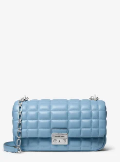 Mala de ombro em pele acolchoada Tribeca grande | Michael Kors [PT]
