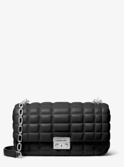 Mala de ombro em pele acolchoada Tribeca grande | Michael Kors [PT]