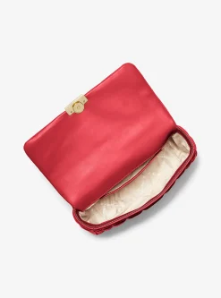 Mala de ombro em pele acolchoada Tribeca grande | Michael Kors [PT]