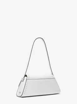 Mala de ombro em pele com tachas Ludlow média | Michael Kors [PT]