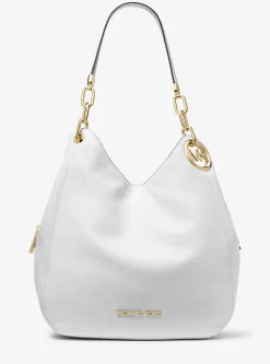 Mala de ombro em pele granulada Lillie grande | Michael Kors [PT]