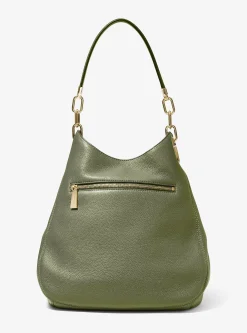 Mala de ombro em pele granulada Lillie grande | Michael Kors [PT]