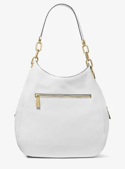 Mala de ombro em pele granulada Lillie grande | Michael Kors [PT]