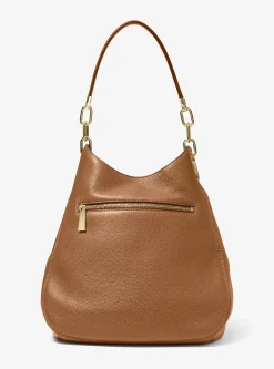 Mala de ombro em pele granulada Lillie grande | Michael Kors [PT]