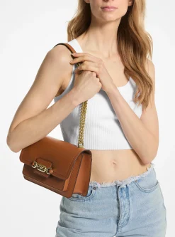 Mala de ombro em pele Heather grande | Michael Kors [PT]