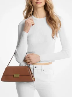 Mala de ombro em pele Ludlow média | Michael Kors [PT]