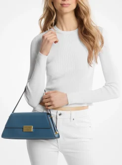 Mala de ombro em pele Ludlow média | Michael Kors [PT]