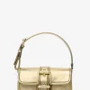 Mala de ombro em pele metalizada Colby extrapequena | Michael Kors [PT]