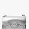 Mala de ombro em pele metalizada Heather grande | Michael Kors [PT]