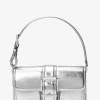 Mala de ombro em pele metalizada Colby média | Michael Kors [PT]