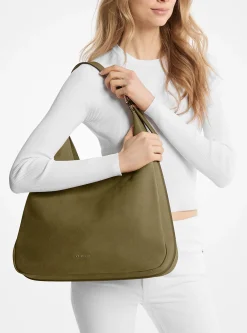 Mala de ombro hobo em nobuck Nolita grande | Michael Kors [PT]