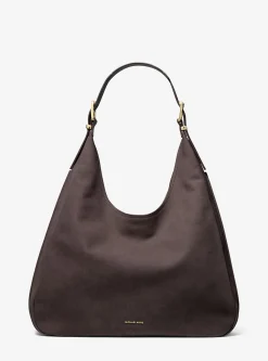 Mala de ombro hobo em nobuck Nolita grande | Michael Kors [PT]
