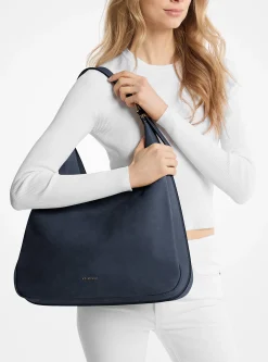 Mala de ombro hobo em nobuck Nolita grande | Michael Kors [PT]