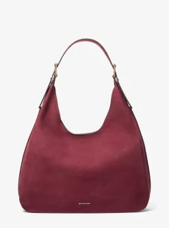 Mala de ombro hobo em nobuck Nolita grande | Michael Kors [PT]