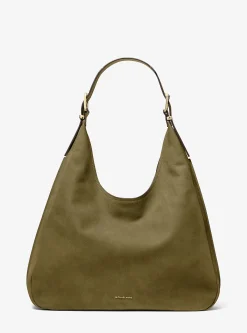 Mala de ombro hobo em nobuck Nolita grande | Michael Kors [PT]