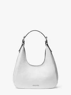 Mala de ombro hobo em pele granulada Nolita pequena | Michael Kors [PT]