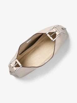 Mala de ombro hobo em pele granulada Nolita grande | Michael Kors [PT]