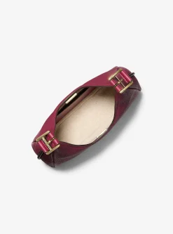Mala de ombro hobo em pele granulada Nolita pequena | Michael Kors [PT]
