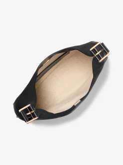 Mala de ombro hobo em pele granulada Nolita grande | Michael Kors [PT]