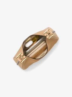 Mala de ombro hobo em pele granulada Nolita pequena | Michael Kors [PT]