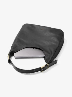 Mala de ombro hobo em pele granulada Nolita grande | Michael Kors [PT]