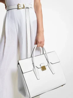 Mala de viagem em pele Campbell grande | Michael Kors [PT]