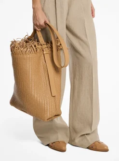 Mala hobo em pele tecida à mão Kiera | Michael Kors [PT]