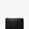 Mala para portátil em pele com motivo de crocodilo em relevo Hudson | Michael Kors [PT]