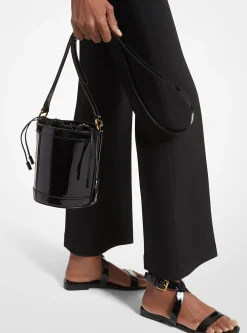 Mala tipo saco em pele envernizada Audrey média | Michael Kors [PT]