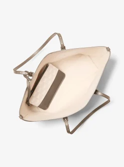 Mala tote com bolso e logótipo em jacquard Quinn grande | Michael Kors [PT]